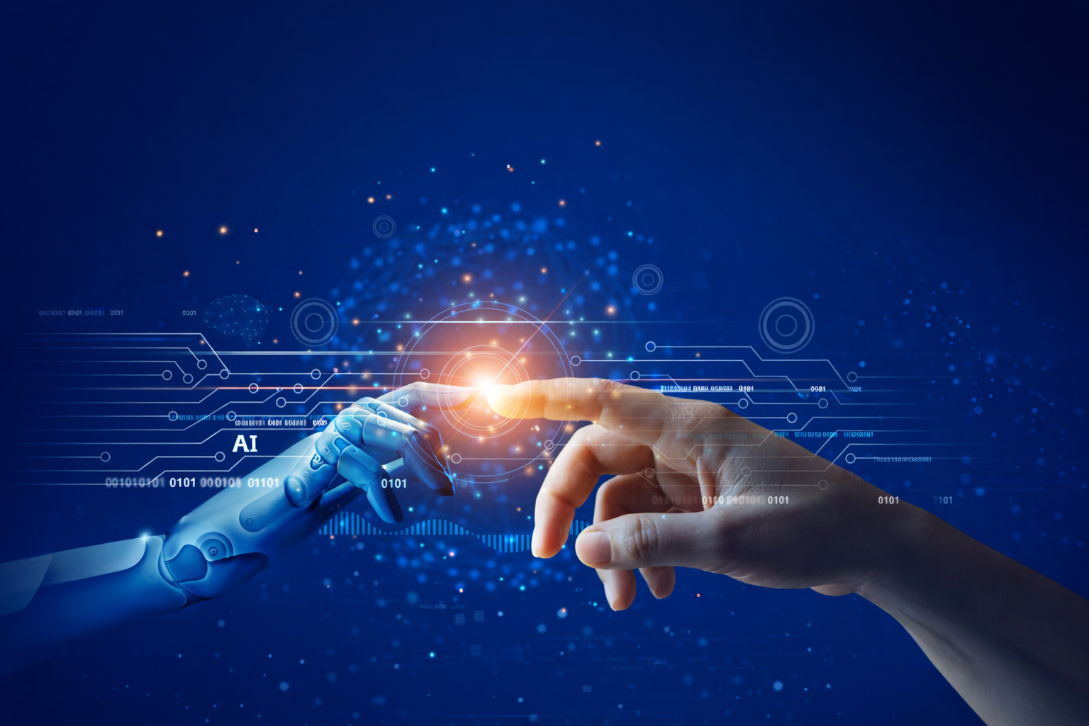 AIによるバーチャルデータルームの進化を表すイメージ